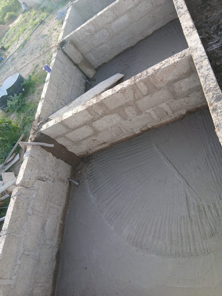 Rivets Fish Pond Construction View